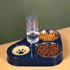 3 in 1 Pet Food Bowl  Drinking Feeder