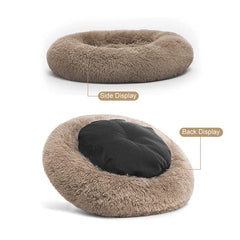 Cozy Round Pet Lounger Bed