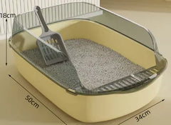 Large Anti-Splash Cat Litter Box