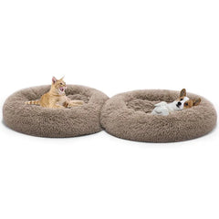 Cozy Round Pet Lounger Bed