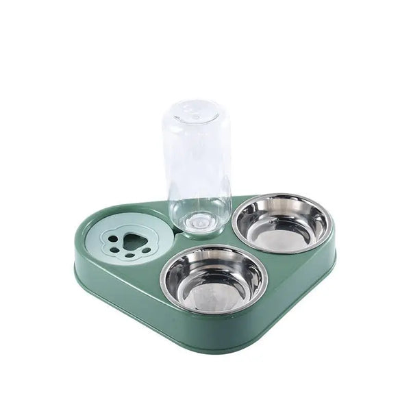 3 in 1 Pet Food Bowl  Drinking Feeder