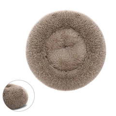 Cozy Round Pet Lounger Bed