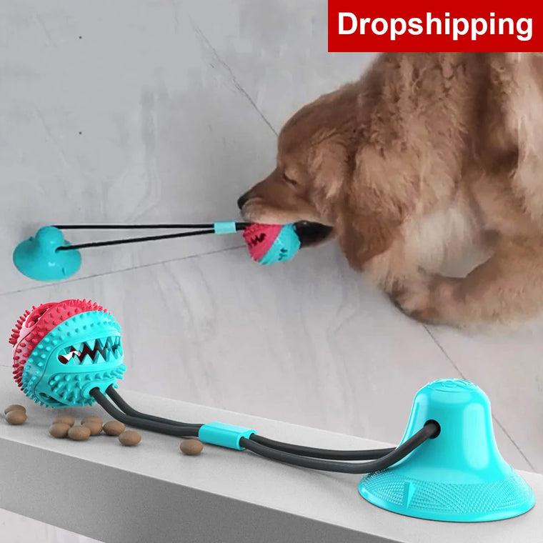 Pet Dog Toys Silicon Suction Cup